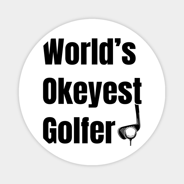 Funny Golfing Magnet by animericans